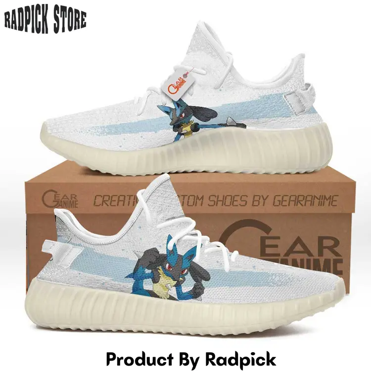 Lucario yeezy shoes anime sneakers  rp122122122